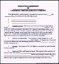 Small Business Operating Agreement Template