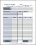 Printable Household Budget Template