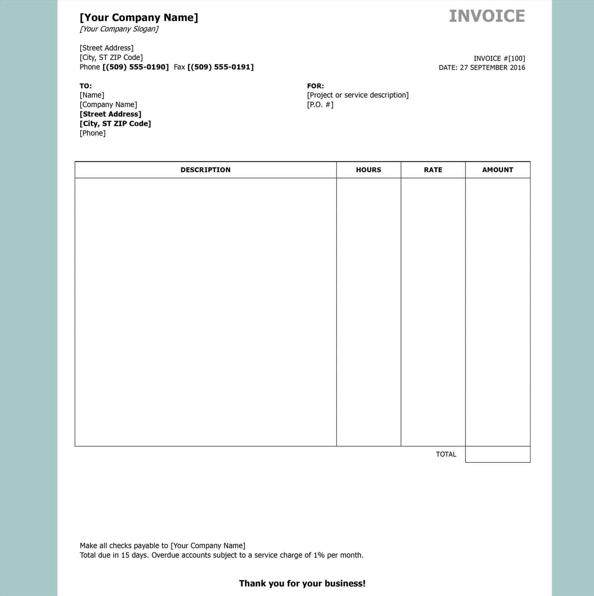 free Free invoice Template templates by berry the grid systemrhthegridsystemorg babfadecdb example of template in word monroerisingcomrhmonroerisingcom babfadecdb Free