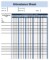 Weekly Attendance Sheets Printable