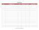 Food Log Template Excel