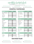 Simple Monthly Budget Template