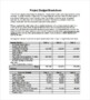Project Budget Template