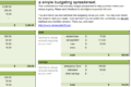 Expenses Budget Template