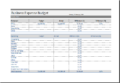 Excel Business Budget Template