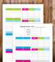 Easy Monthly Budget Template