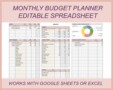 Monthly Financial Budget Template