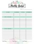 Financial Budget Planner Template