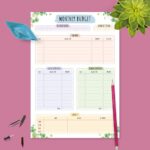 Downloadable Budget Template