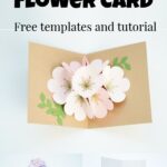 Pop Up Flower Card Template