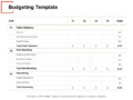 Budgeting Templates