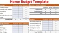 Household Budget Template Excel