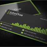 Music Business Cards Templates Free