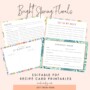 Editable Recipe Card Template Free