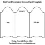 Tri Fold Card Template Free
