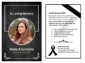 Obituary Cards Templates