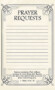 Prayer Request Card Template