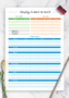 Budgeting Sheet Template