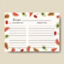 Recipe Card Template Free Editable