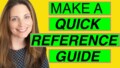 Quick Reference Card Template