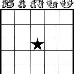Bingo Board Template