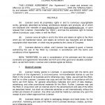 Exclusive License Agreement Template